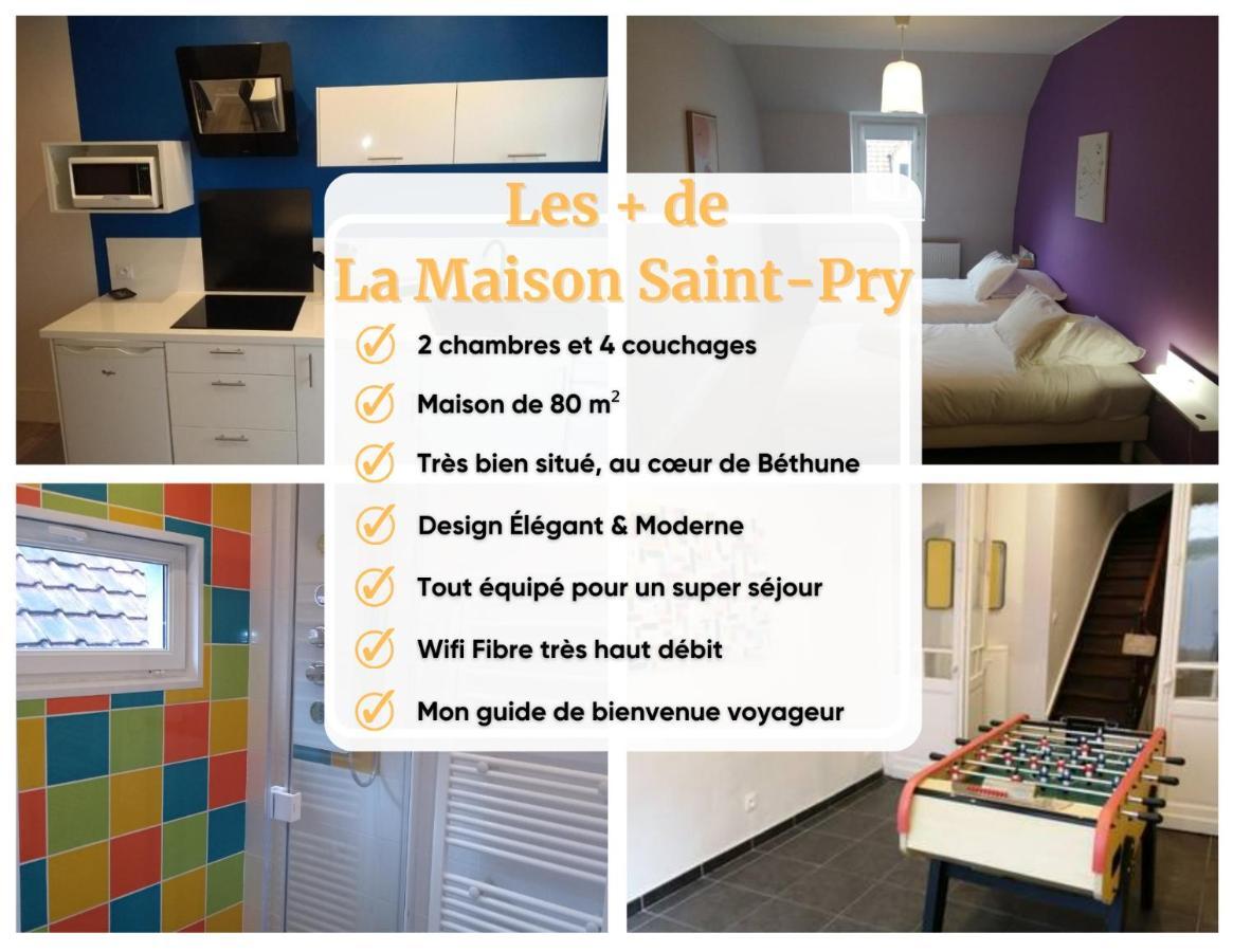 Appartement courte durée à Béthune Esterno foto